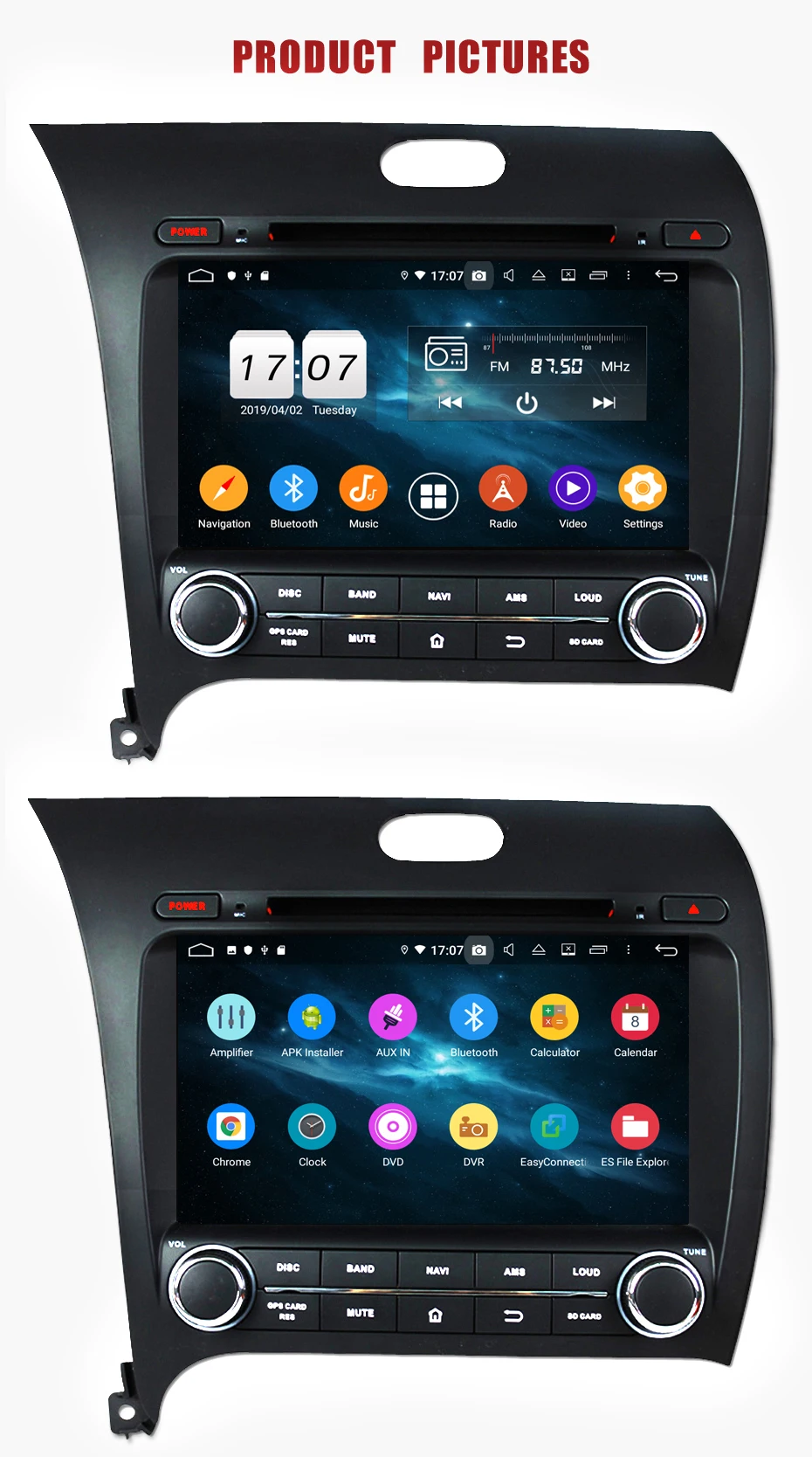 KANOR Android 9,0 Восьмиядерный 4+ 32g 2din автомобильный DVD Радио Видео плеер для KIA Cerato Forte K3 2013 с gps навигацией аудио