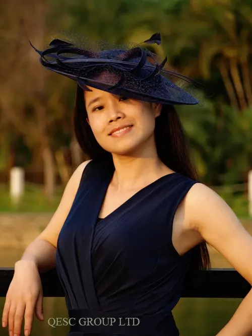 Новый большой головной убор Sinamay чародей шляпа для женщин Кентукки Дерби