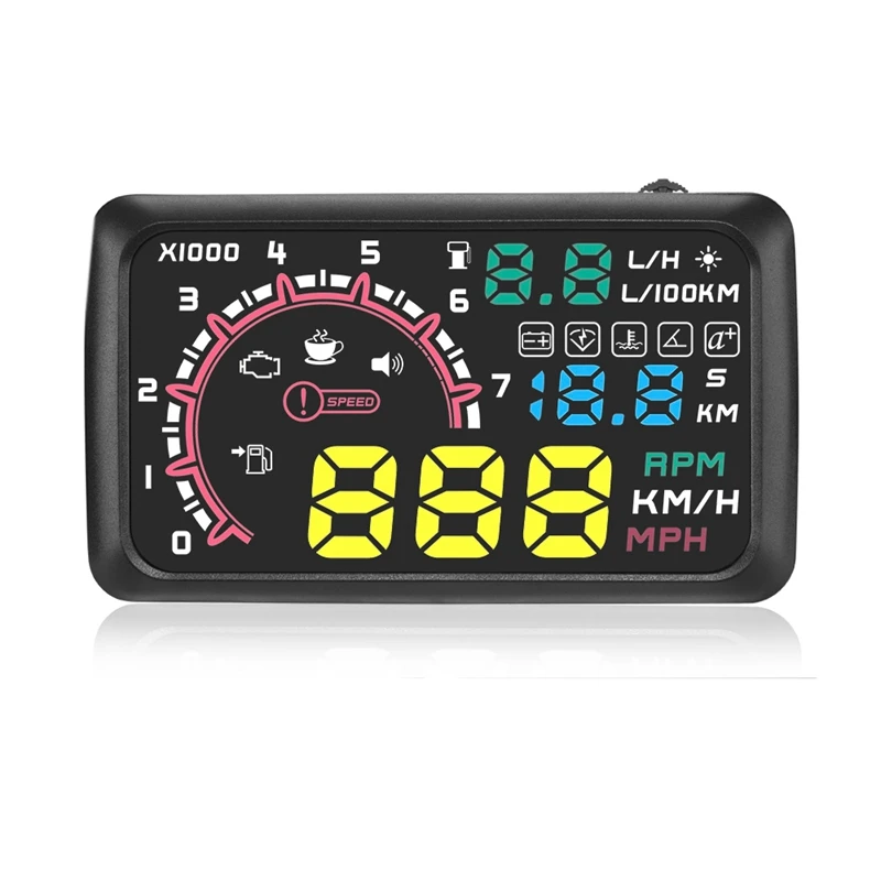 Многофункциональный автомобильный проектор на лобовое стекло 5