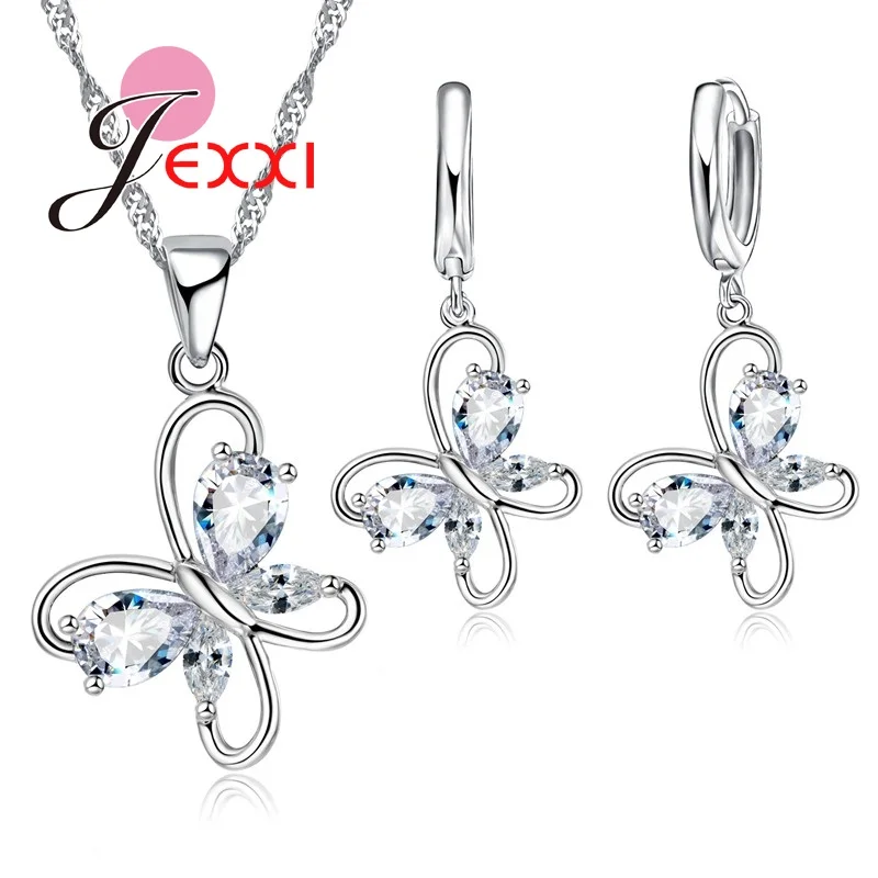 Очаровательные серебряные серьги в виде подвески с фианитами|earrings double|set top box