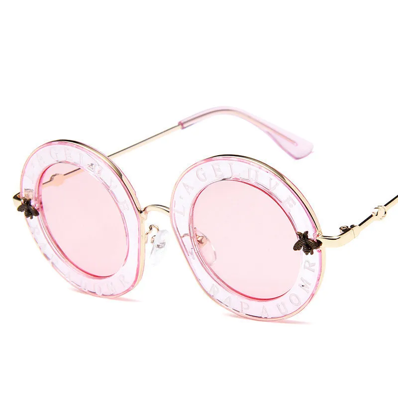 Высококачественная металлическая рама солнцезащитные очки двойные пчелы Gg