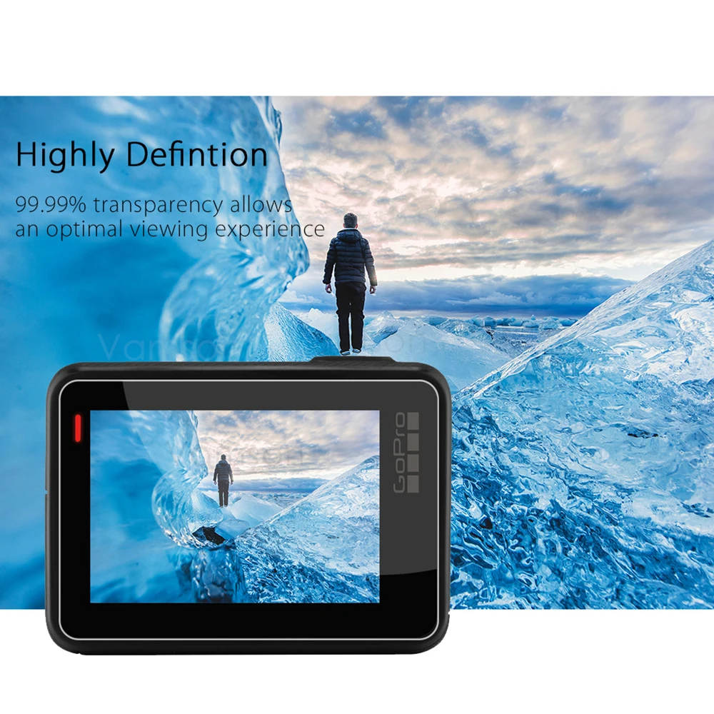 Vamson для Gopro hero 7 черный 6 5 Аксессуары 3 в 1 Защитная крышка объектива+ ЖК-экран протектор+ объектив протектор VP709A