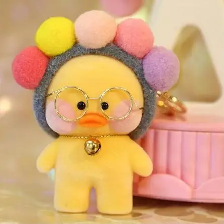 30 Новинка, Lalafanfan, милый брелок, Kawaii, кафе, Мими, желтая утка, фигурка, брелок, сумки, украшения, игрушки для детей - Цвет: 30