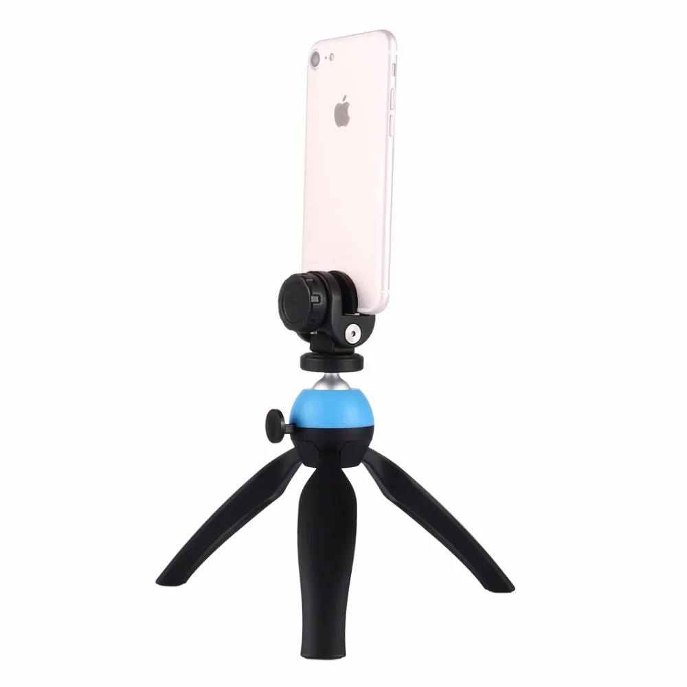PULUZ карманный мини штатив с 360 градусов 1/4 винтовой шаровой головкой для GoPro 5 4 3 +