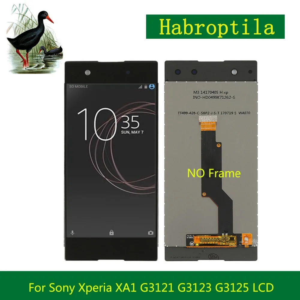Высокое Качество 5 0 &quotдля sony Xperia XA1 G3121 G3123 G3125 ЖК-дисплей Дисплей с Сенсорный экран