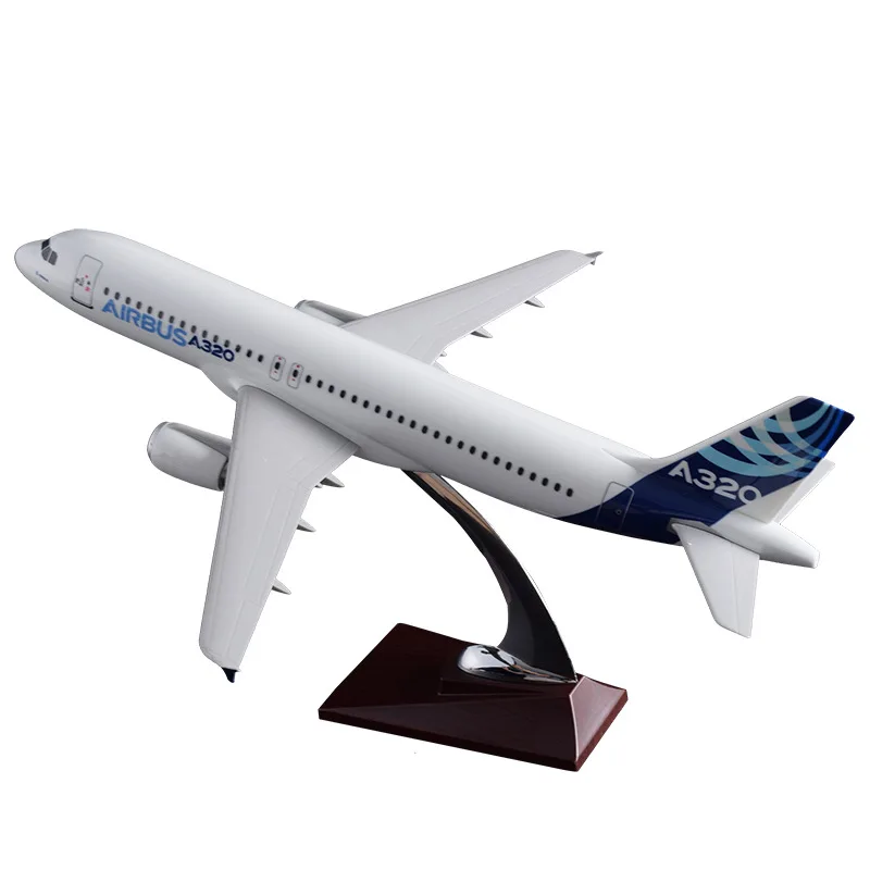 37 см Прототип Aero модель A320 оригинальная Смола самолет Модель авиация Airbus