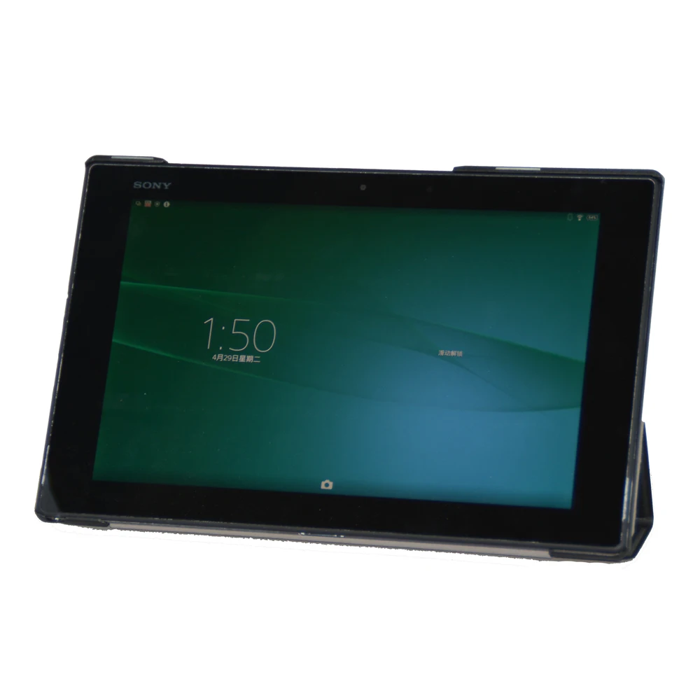 Магнитный чехол-подставка из искусственной кожи, защитный чехол для sony Xperia Z2 10,", Чехол для электронной книги для планшета, оболочка+ пленка+ стилус