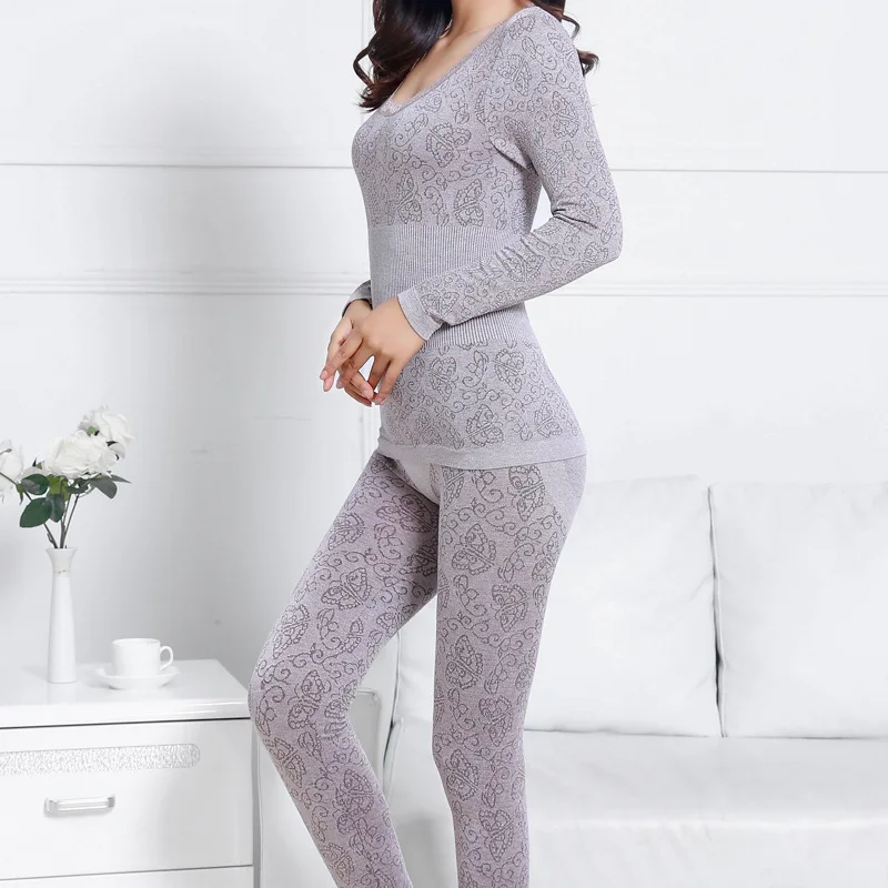 Женское Кружевное боди с круглым вырезом бесшовное теплое нижнее белье Новое