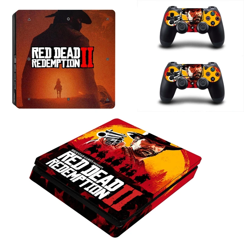 HOMEREALLY наклейка s PS4 кожа игры красный Dead Redemption 2 наклейка для sony Playstation 4 консоль и контроллер кожи Ps4 аксессуар