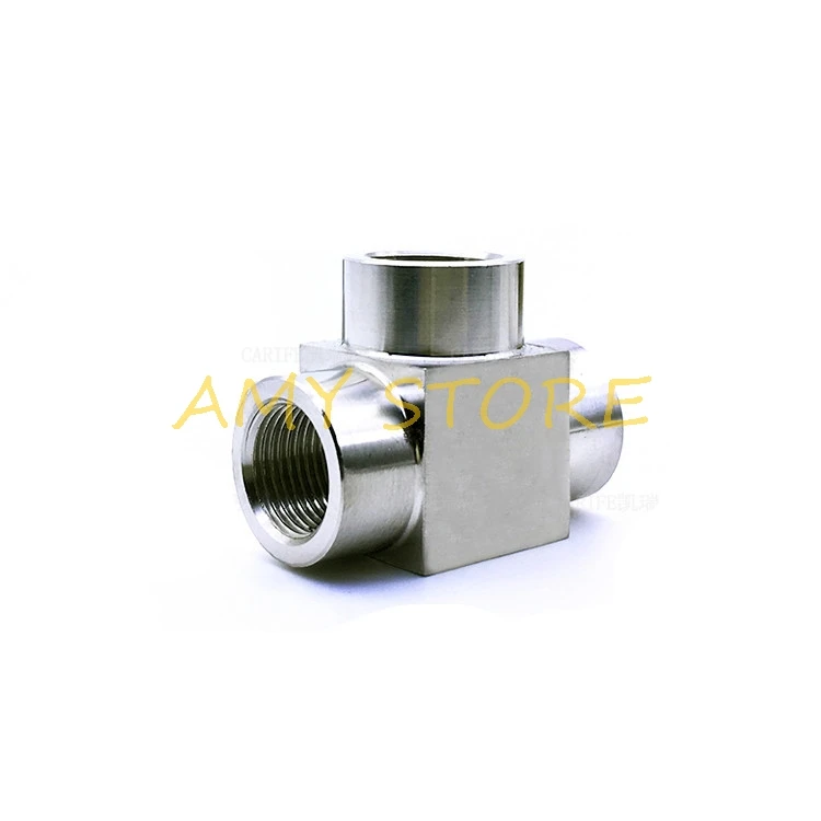 Тройник высокого давления SS304 из нержавеющей стали тройник с тройником 3 ходовой