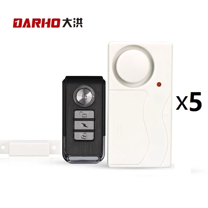 Darho 5 шт. домашний магазин охранная дверь окно сирена сигнальный магнитный датчик