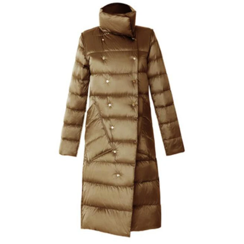 

2019 Autumn Winter Jacket Women Long Casual Coat Female Parka Fashion Ultra Light Down Jacket Women PP060