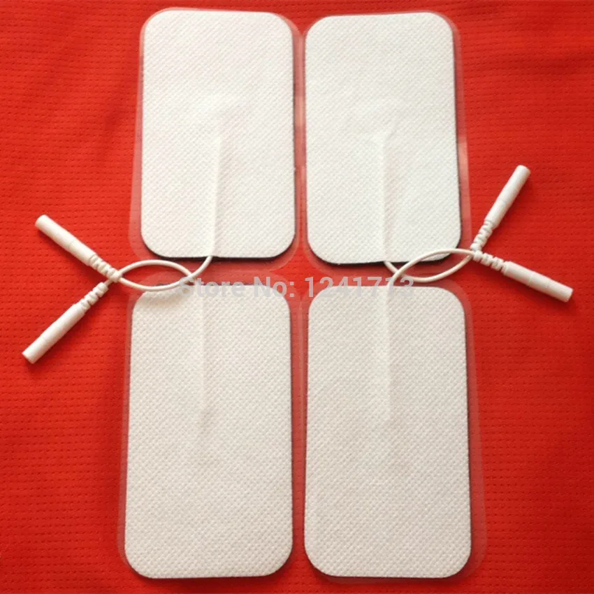 

New Arrival 20pcs/lot good quality 9*5cm Electrode Pads for Tens Acupuncture,Slimming massager , Digital Therapy Machine
