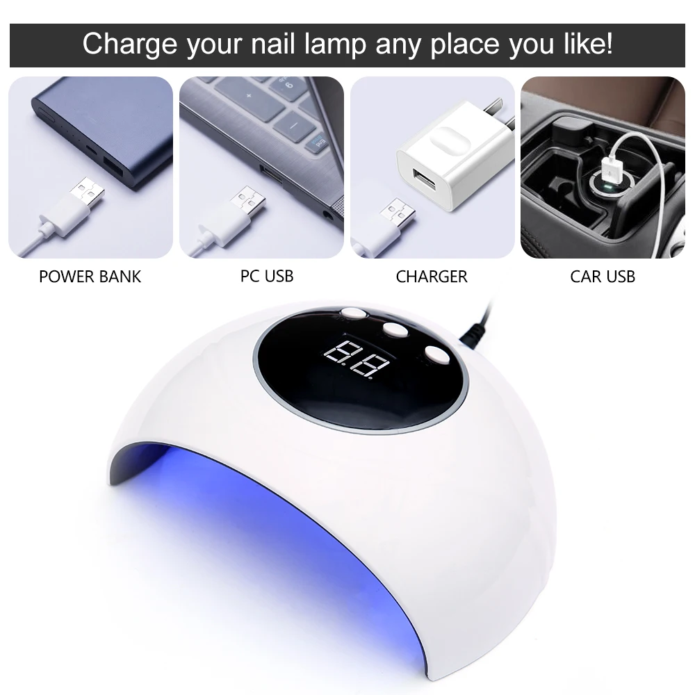 Modelones 23 шт./лот USB кабель светодиодная лампа Гель-лак для нейл-арта наборы