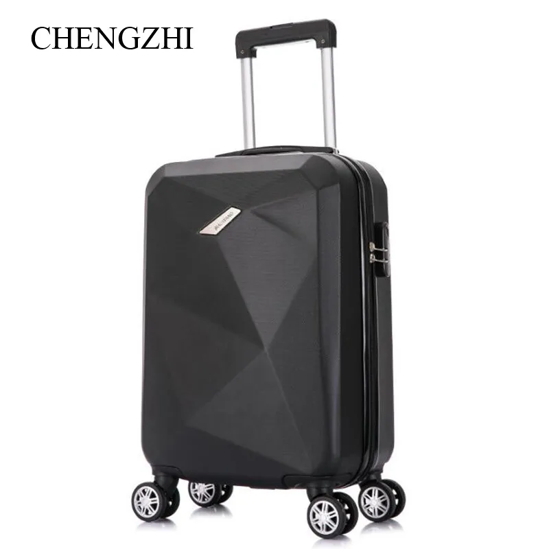 

CHENGZHI модный студенческий чемодан на колесиках для багажа, 20/24 дюйма