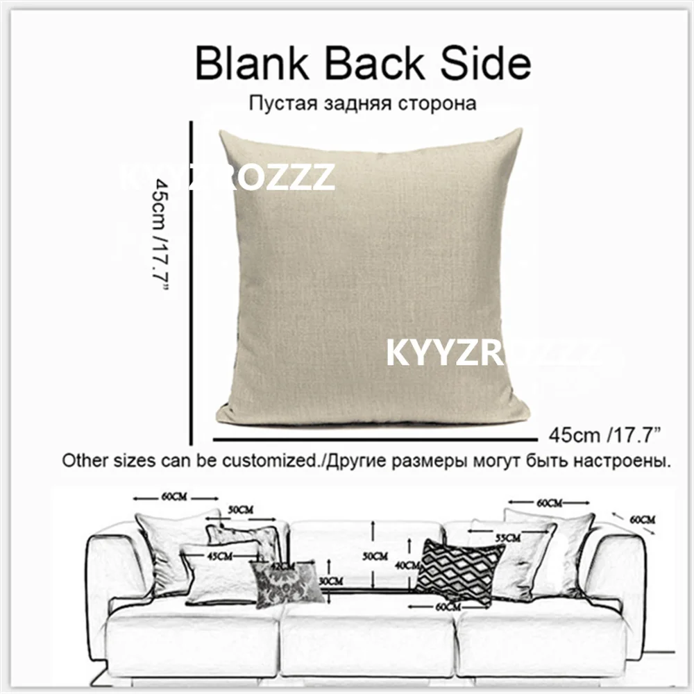 Red striped Plaid cushion linen cotton Bohemian girl home decoration pillowcase sofa pillow office chair waist 45x45cm | Дом и сад