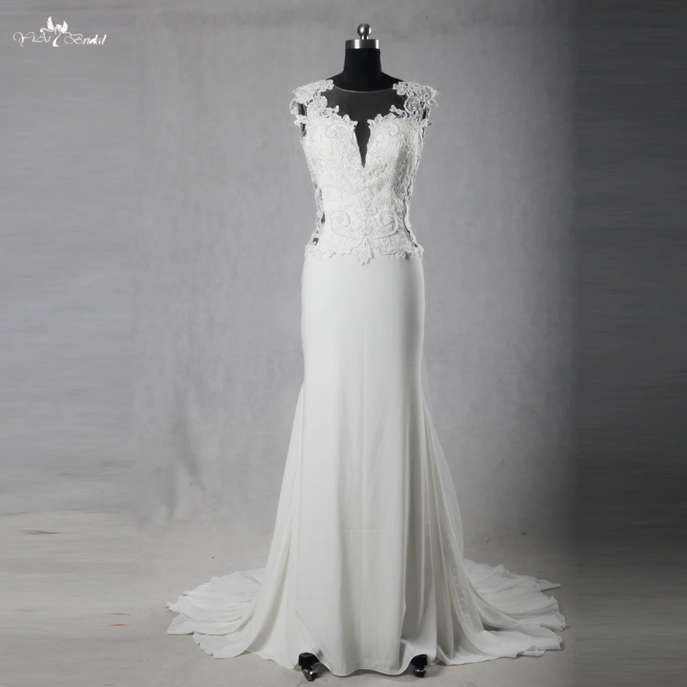 RSW1085 реальные фотографии Yiaibridal Alibaba Китай сексуальное кружевное шифоновое