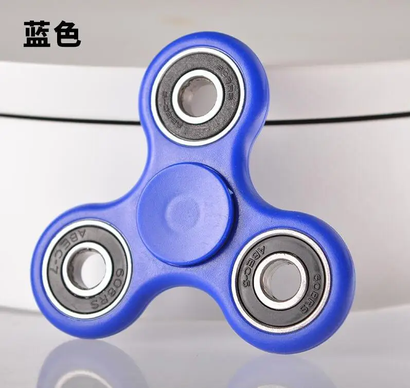 (Непоседа + Spinner случае) Ручной Счетчик Треугольник Палец Игрушка Сумка Box Дело |