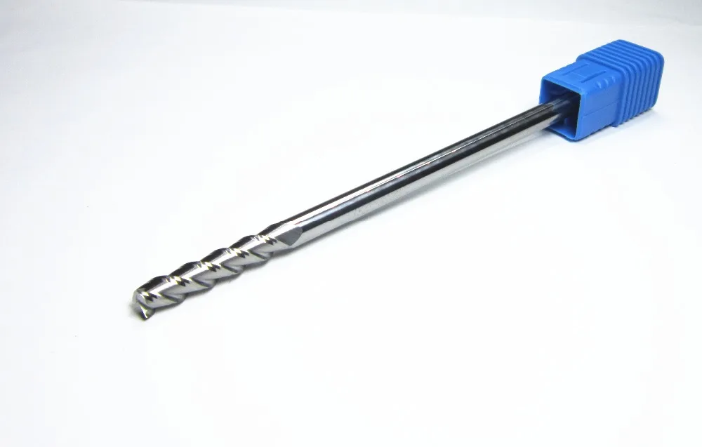 Диаметр 6 мм удлиненный хвостовик L = 150 концевые фрезы из карбида вольфрама HRC45