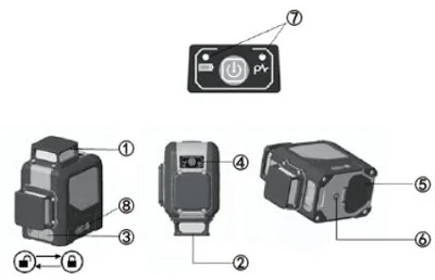 SNDWAY 3D 12 линий лазерный уровень зеленый красный лазерный луч 360 самонивелирующийся крест линия Горизонтальный Вертикальный лазерный нивелир перезаряжаемый