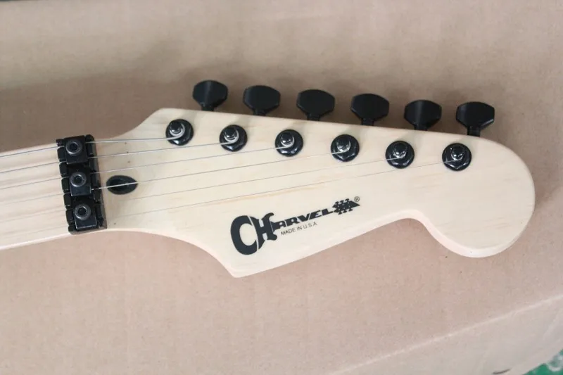 Charvel San Dimas 25th anniversary меч шаблон подписи электрогитара черный аксессуары