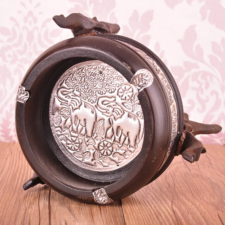 Новогодняя креативная пепельница для автомобиля художественная мебель в стиле