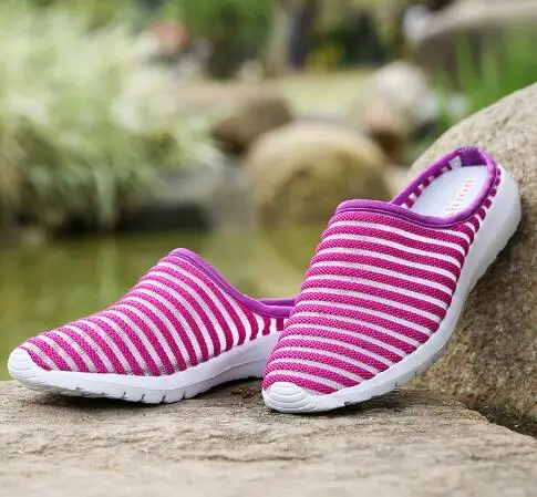 Женские легкие шлепанцы TOSJC повседневные Нескользящие туфли розового цвета