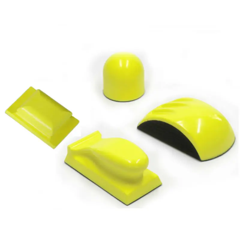 

Abrasive Block Sanding Discs Holder Rubber Hook Loop Backing Pad Sandpaper Holder Hand Grinding Block Polishing Tools