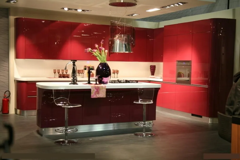 Удивительный кафе бар акриловая твердая поверхность Бука Деревянный кухонный