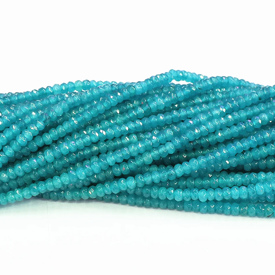 Блестящие бусины из натурального камня 2*4 мм граненые B561|loose beads|stone beadsnatural stone beads |