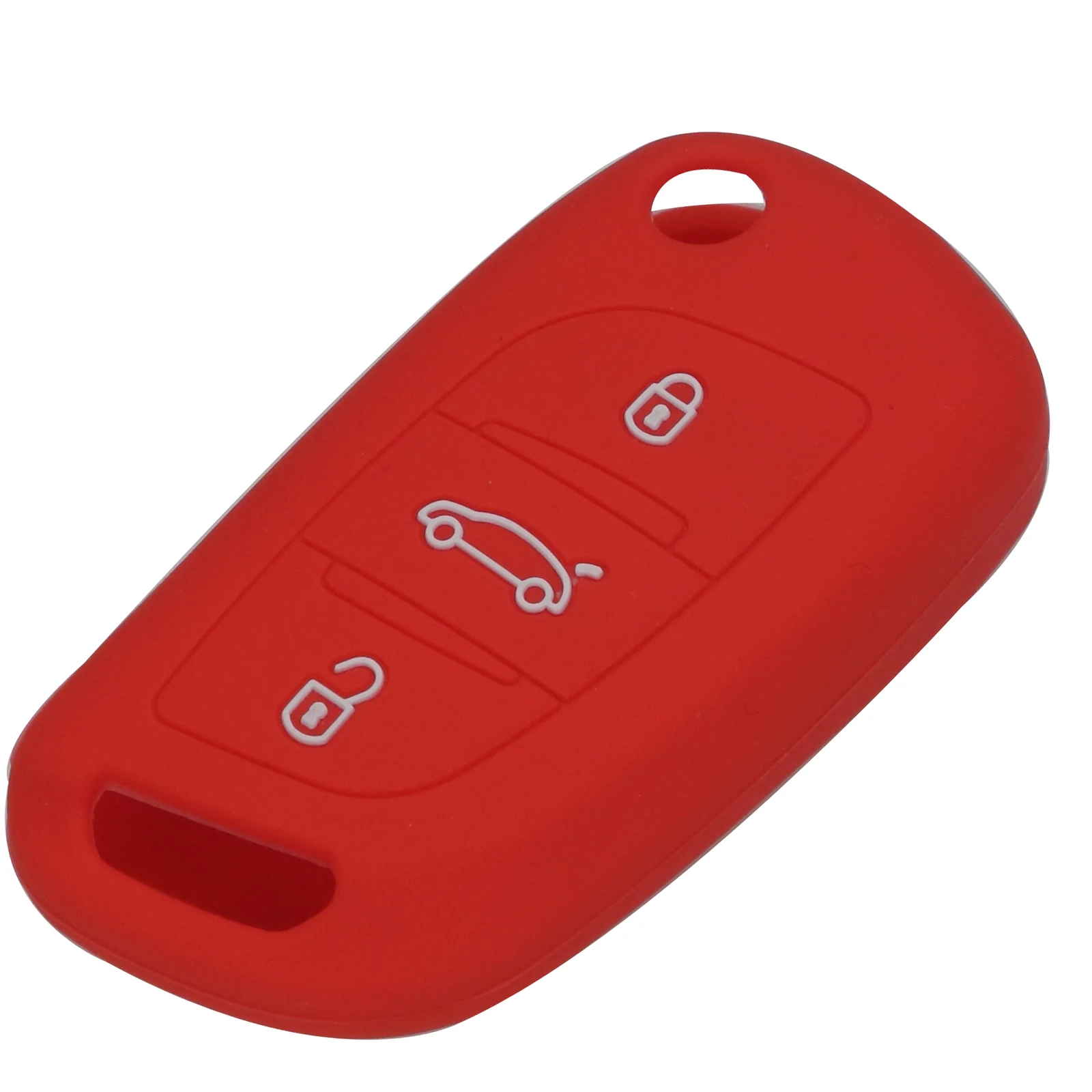 Jingyuqin 3 кнопочный силиконовый чехол для ключей от машины Fob Citroen C2 C3 C4 C5 C4L DS3 DS4 DS5 DS6