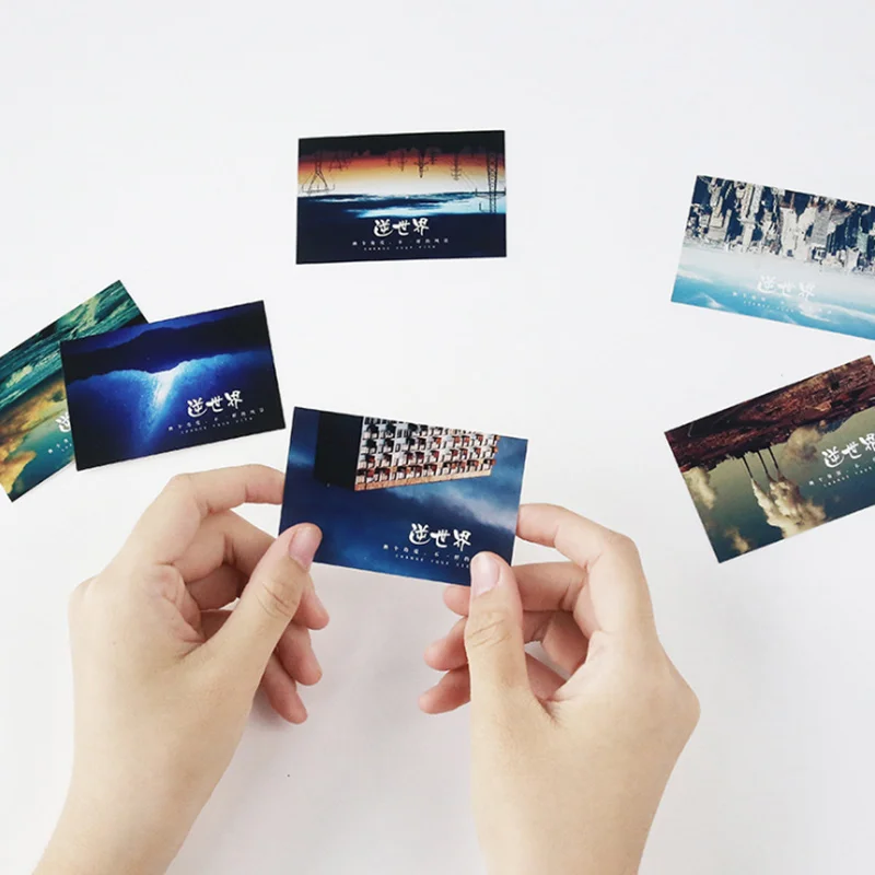 28 шт./кор. изменить свой вид красивые пейзажи творческие lomo маленькие открытки