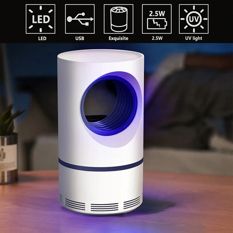 Электрическая ловушка для комаров USB лампа уничтожения насекомых устройство