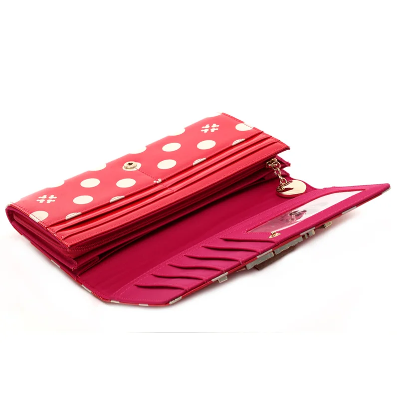 Подлинная Дисней ПУ высокого класса Мода дамы кошелек леди Микки Маус Женская