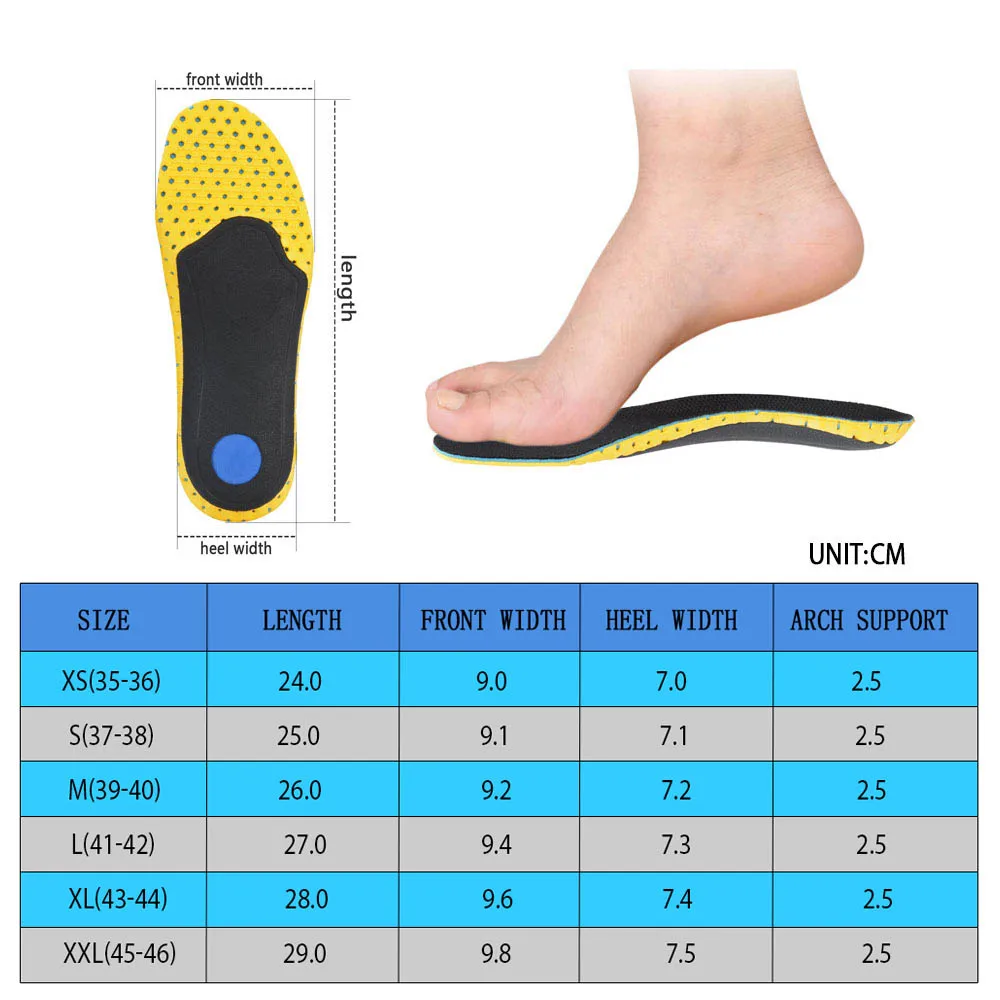 SOCOMFY Plantar Fasciitis стельки для ног Arch поддерживает ортопедические вставки снимают