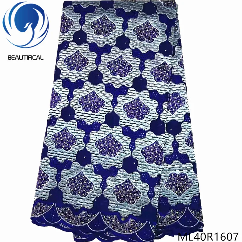 BEAUTIFICAL nigeria cotton lace fast shipping latest laces swiss african 2019 arrival 5yards/lot for clothes ML40R16 | Дом и сад