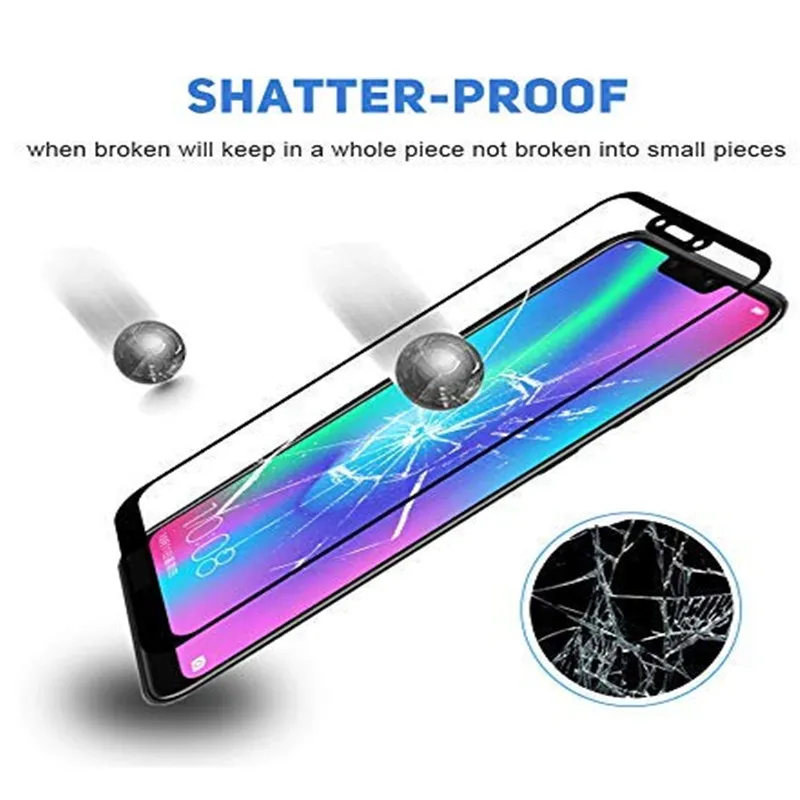 Защитный Стекло honor 8c 8 lite Защитная пленка для экрана на стене для huawei 8x 8 lite c8 c светильник закалённое защитное стекло светильник honer hono huavei x8