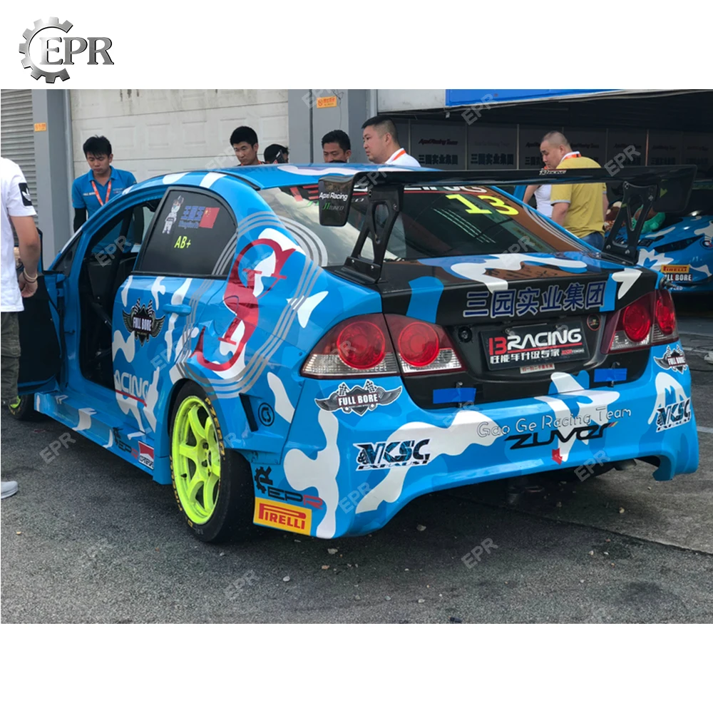 Карбоновый Voltex GT Крыло губы для Civic FD2 карбоновый задний спойлер Комплект кузова тюнинг для Civic FD2 гоночная отделка часть багажника крыло