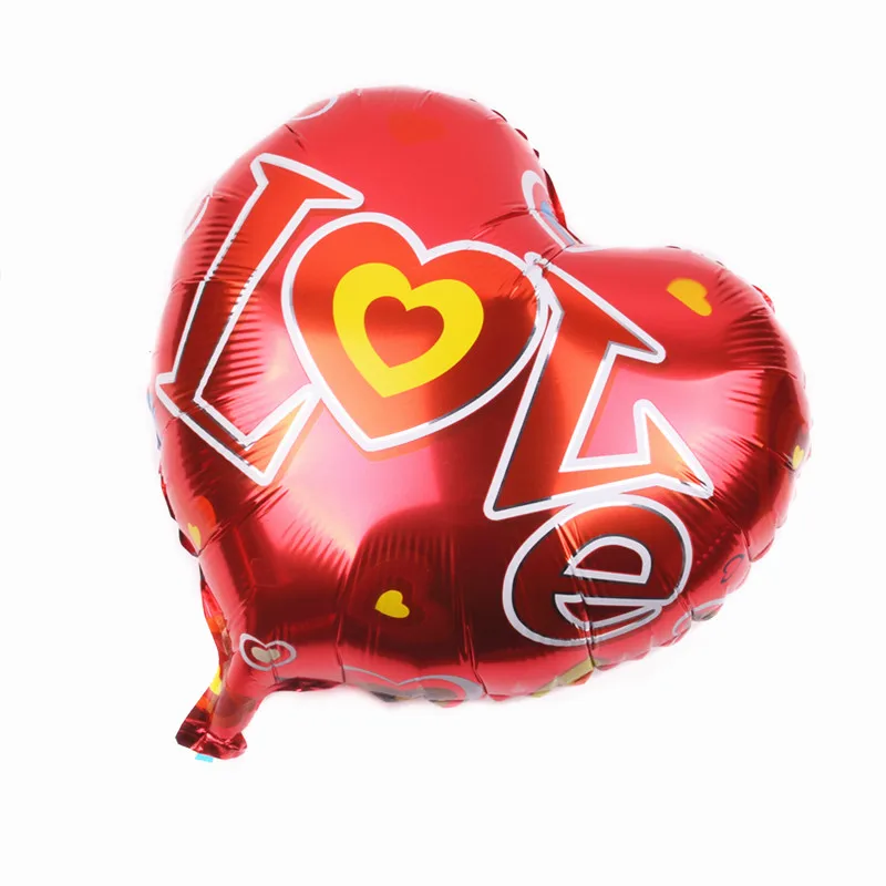 GOGO PAITY Wedding heart balloon aluminum foil ball wedding dress arranged room decoration | Дом и сад