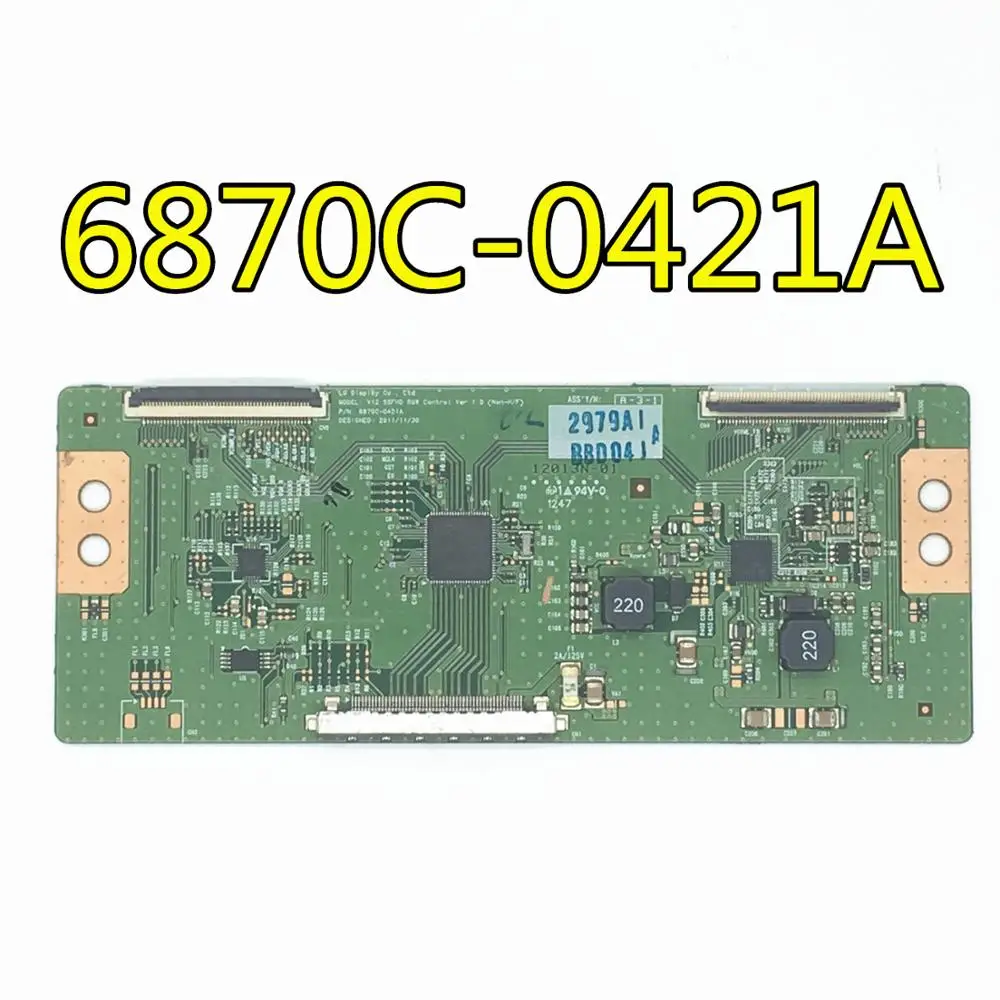 Оригинальная логическая плата 100% для LG 6870C 0421A V12 55FHD ROW Contol Ver 1 0|Пульты ДУ| |