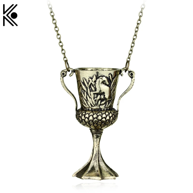 Модное ювелирное изделие, винтажное Очаровательное ожерелье, s& Кулоны Horcrux, трансформация Helga Hufflepuff's Cup, Крутое ожерелье