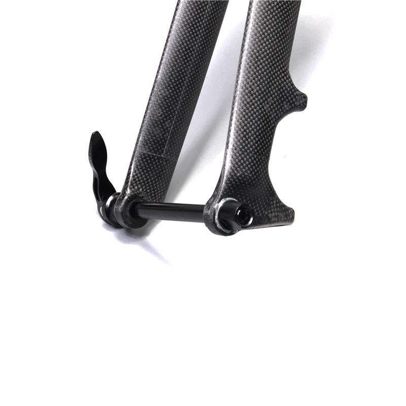 

Scale-free 3k ultra-light full carbon fiber bicycle highway fork disc hard fork ultra-light shock absorbers glossy and matte
