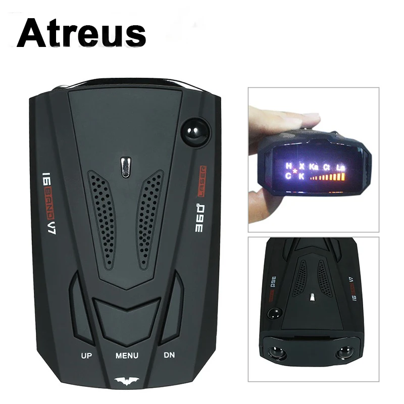 Atreus автомобиля Антирадары Gps трекер светодиодный светильник голосового