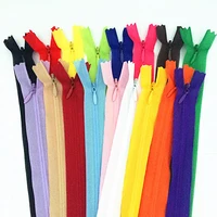 10 pieces 3 40 cm 16 inch nylon invisible soft tulle coil zipper sewing color please choose