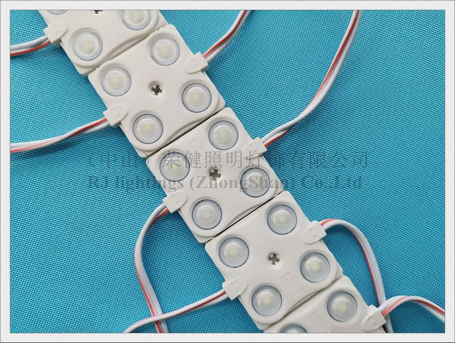 Впрыска светодиодный модуль с объективом SMD 2835 Светодиодный светильник Модуль DC12V 4 светодиодный 2 Вт 200lm IP65 37 мм* 37 мм* 8 мм алюминиевая печатная плата 3 года гарантии