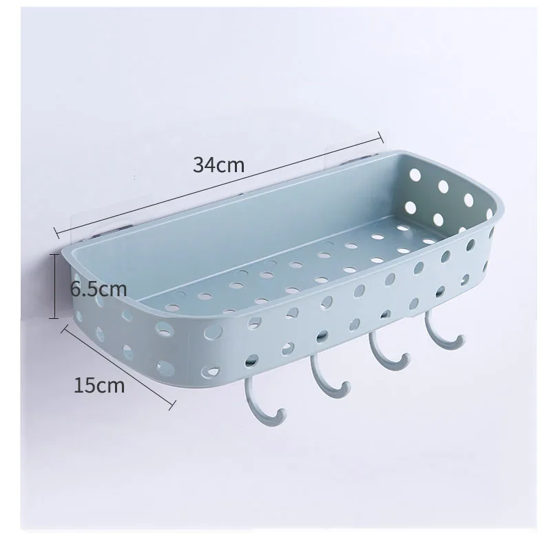 Настенная стойка для хранения многофункциональная крепкая вешалка на клейкой