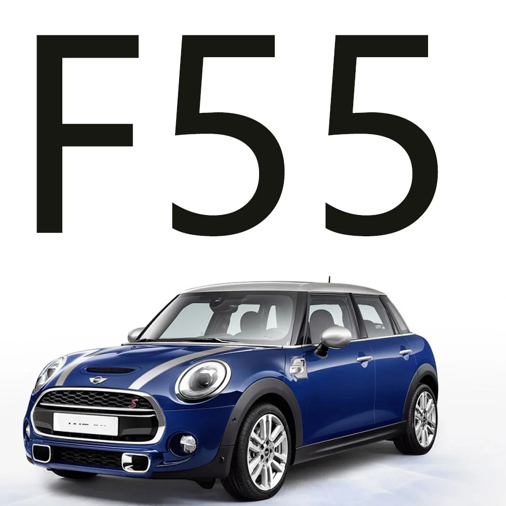 F55 Защита от Солнца/дождя акриловый прозрачный дымчатый цвет для Mini cooper Countryman хэтчбек Clubman R53 R55 R56 R57 R60 F54 F55 F60 - Цвет: F55