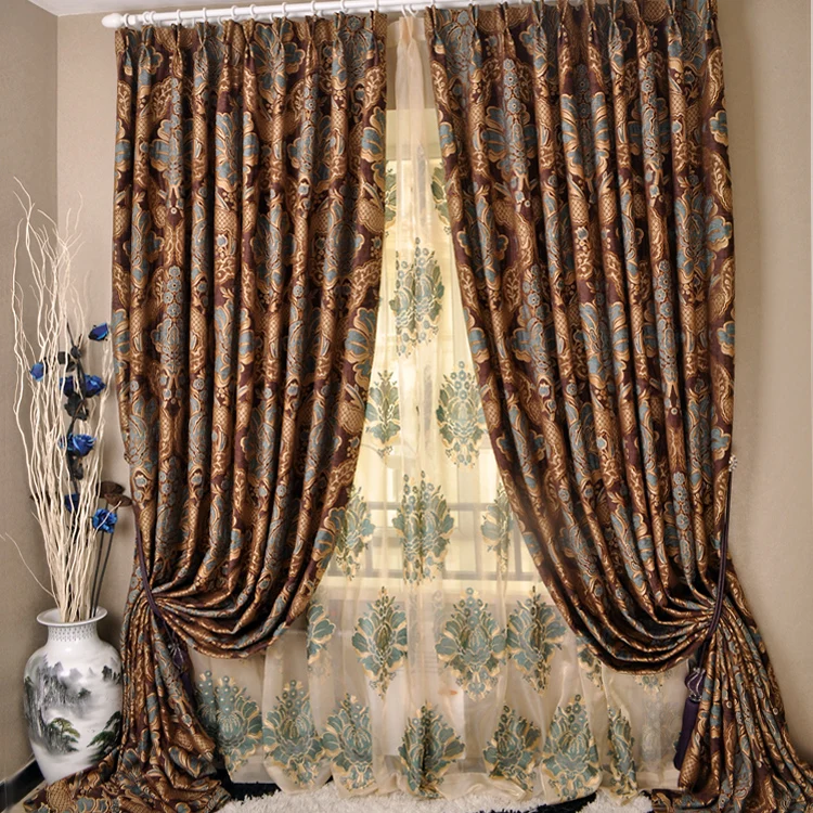 Новое поступление роскошный занавес вуаль и ткань высокое качество мода