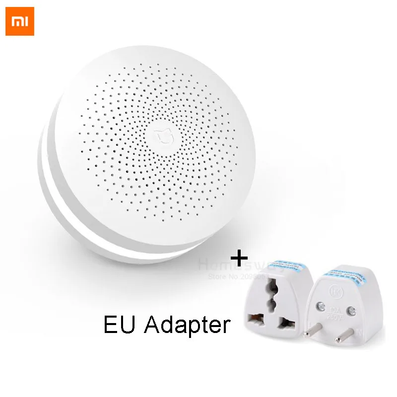 Add EU adapter Xiaomi Mijia умный дом устройство шлюз двери окна сенсор детектор движения беспроводной переключатель датчик температуры и влажности - Цвет: Add EU adapter