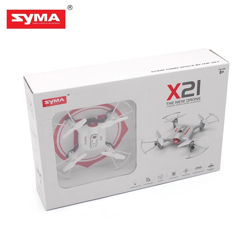 SYMA X21 Мини RC вертолет Радиоуправляемый Дрон RTF 2 4 ГГц 4CH дистанционного Управление